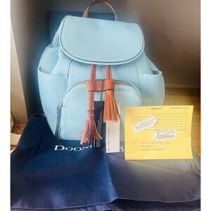 Dooney & Bourke Pebble Grain Sky Blue Murphy Backpack